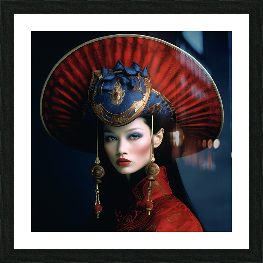 Crimson Crown  Picture Frame print