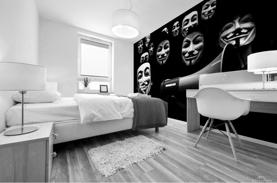 Anonymous Mural print