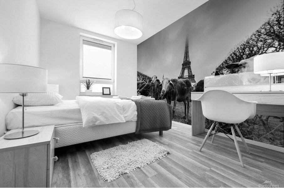 Eiffel Sheep Mural print