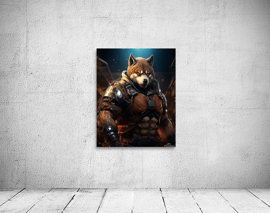 The Canine Combatant Wall Preview
