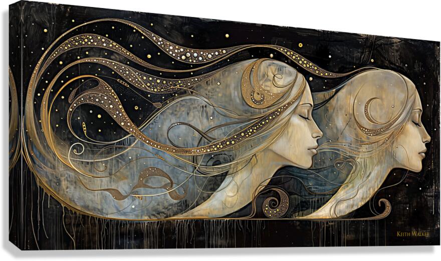 Dreamweaver - Cosmic Flow Canvas Print