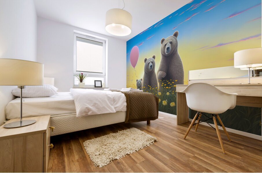 The Future Belongs To Us Mural print