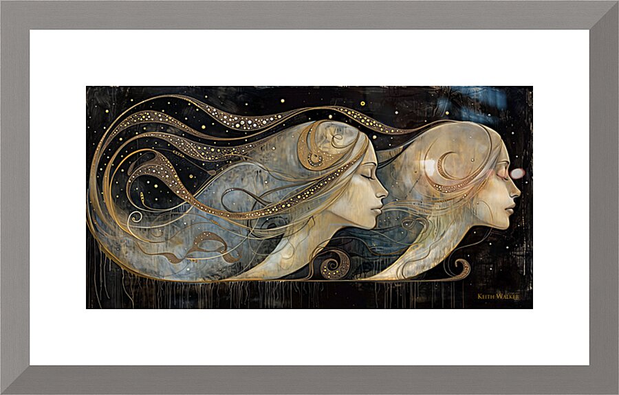 Dreamweaver - Cosmic Flow Picture Frame print