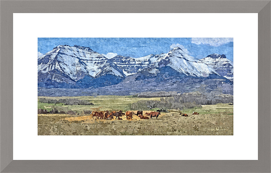 Home on the Range Picture Frame print