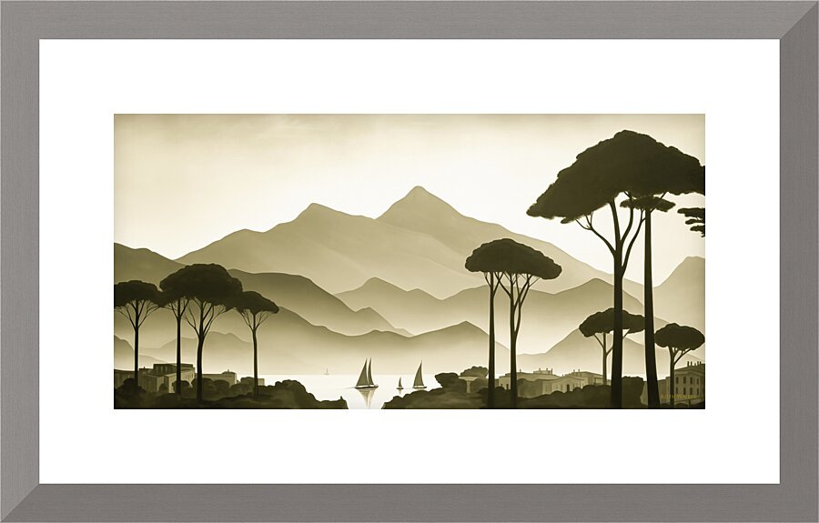 Sorrento Summer Picture Frame print
