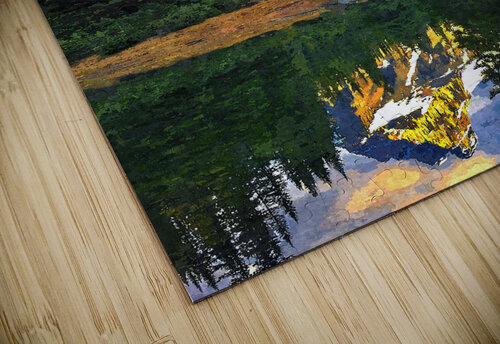 Cathedral Mountain Reflection Keith Walker puzzle
