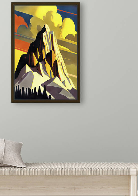 Mount Lefroy Reproduction