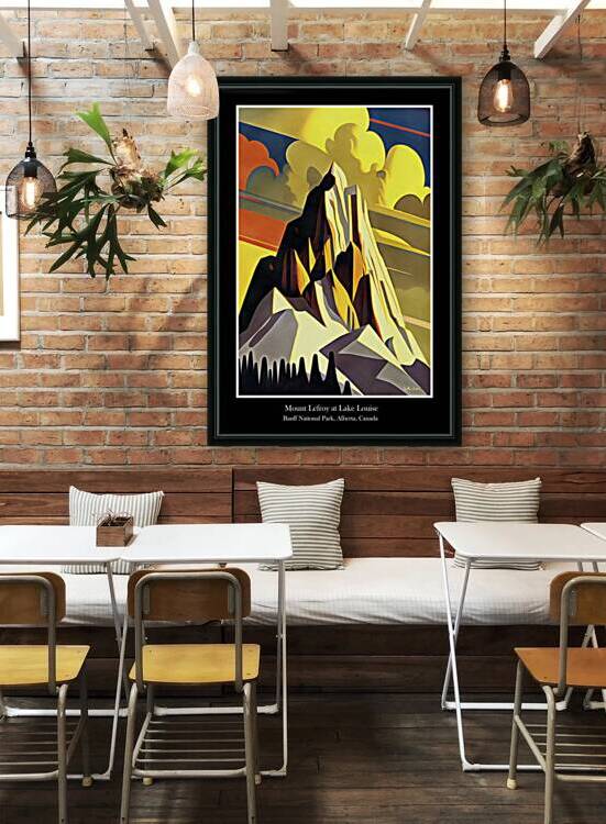 Mount Lefroy - Poster Reproduction