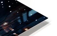 Midnight Ski HD Metal print