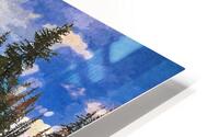 Cathedral Mountain Reflection HD Metal print