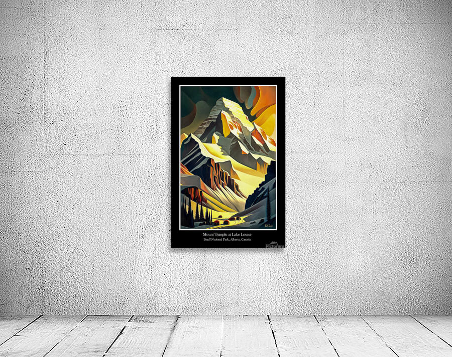 Mount Temple - Poster Wall Preview