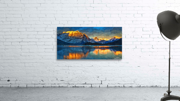 Alpenglow Over Upper Kanananaskis Lake Wall Preview