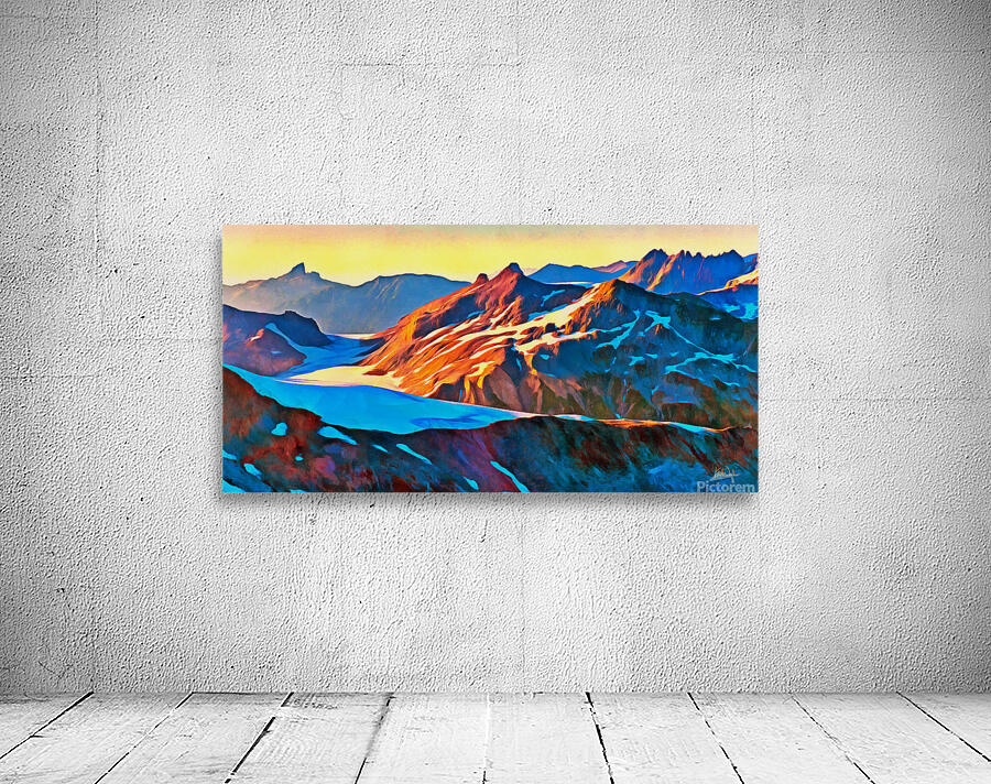 Glacial Mountains I Wall Preview
