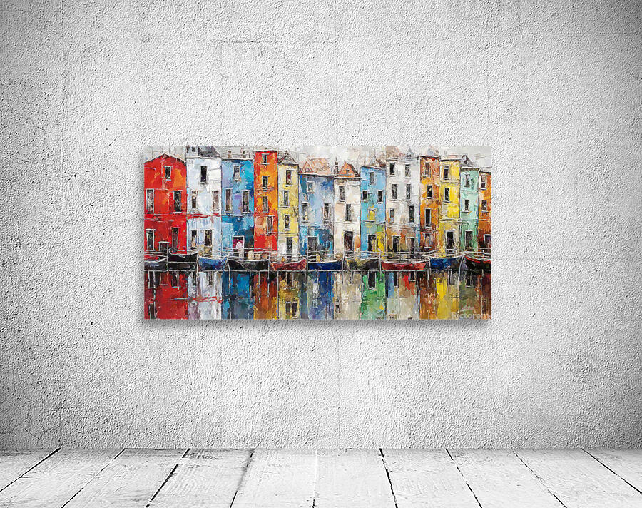 Canal Streetscape  Wall Preview