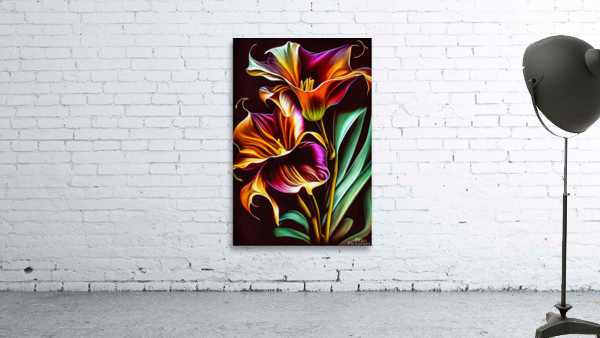 Euphoric Lilies  Wall Preview