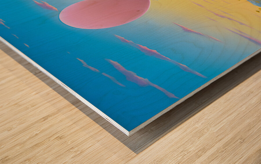 The Future Belongs To Us Wood print