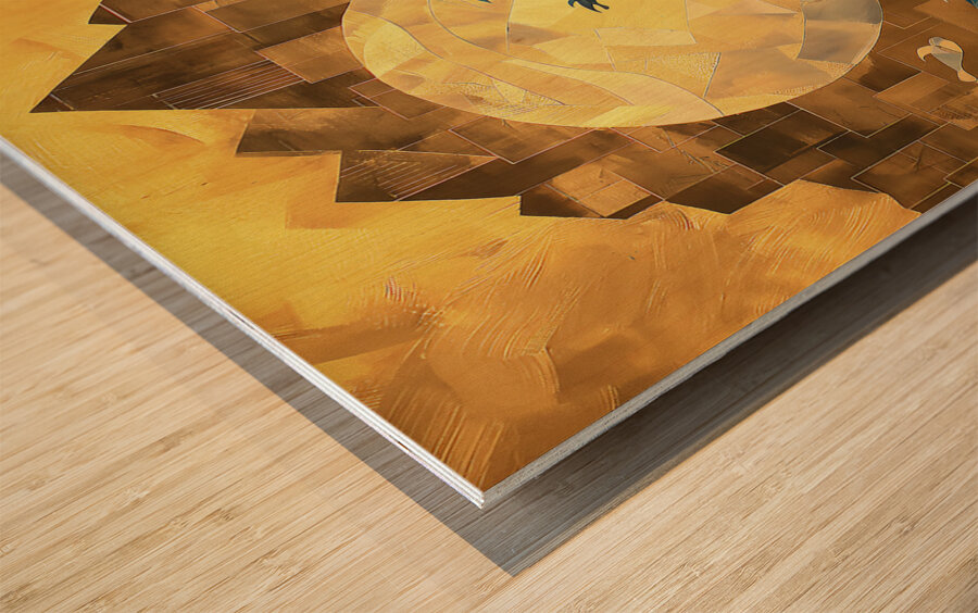 Migrations II Wood print