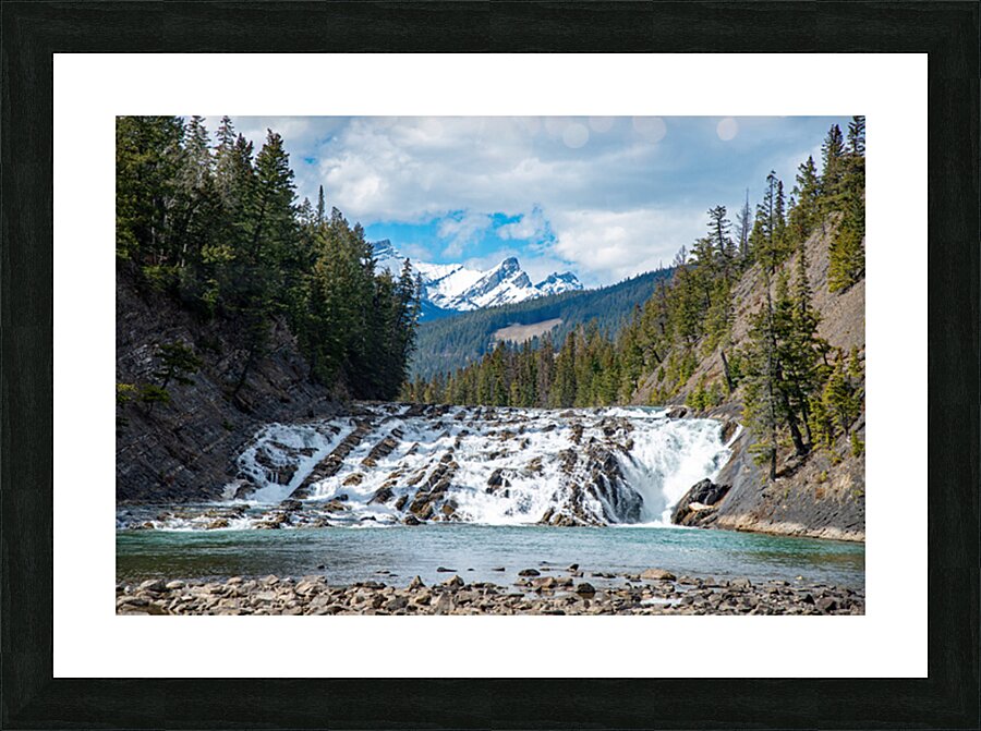 Bow River Falls Print Picture Frame print