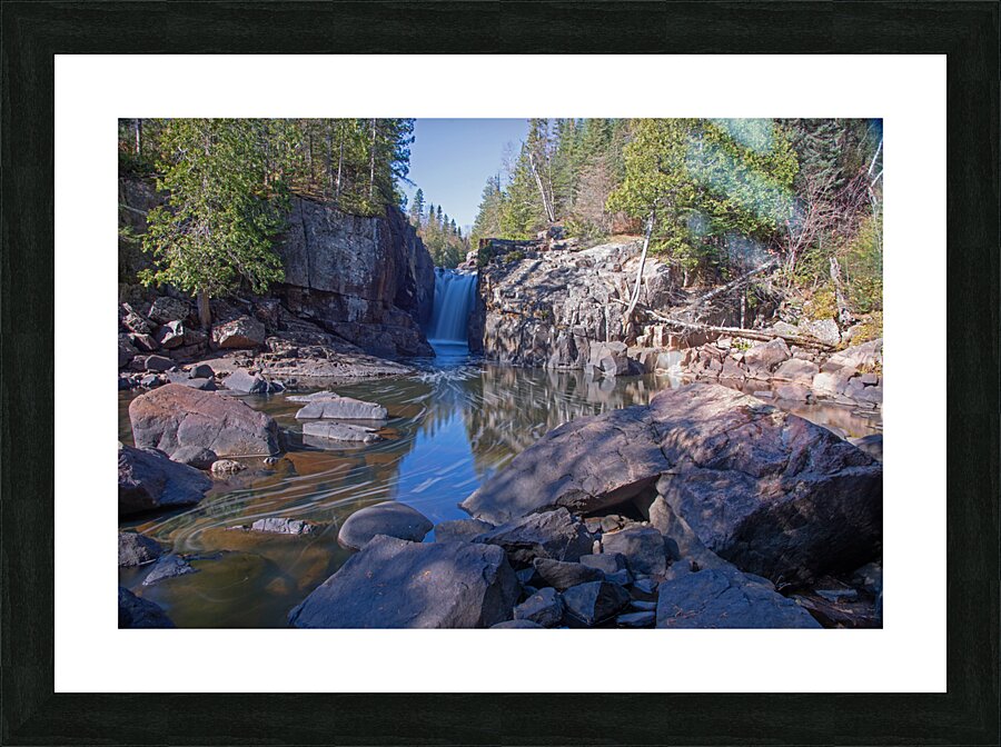MacKenzie River Falls Print Picture Frame print