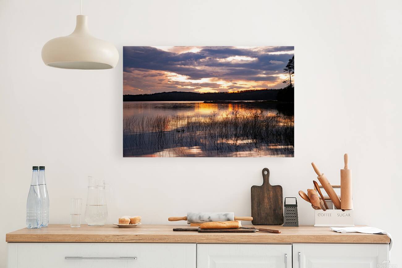 French Lake Print Reproduction