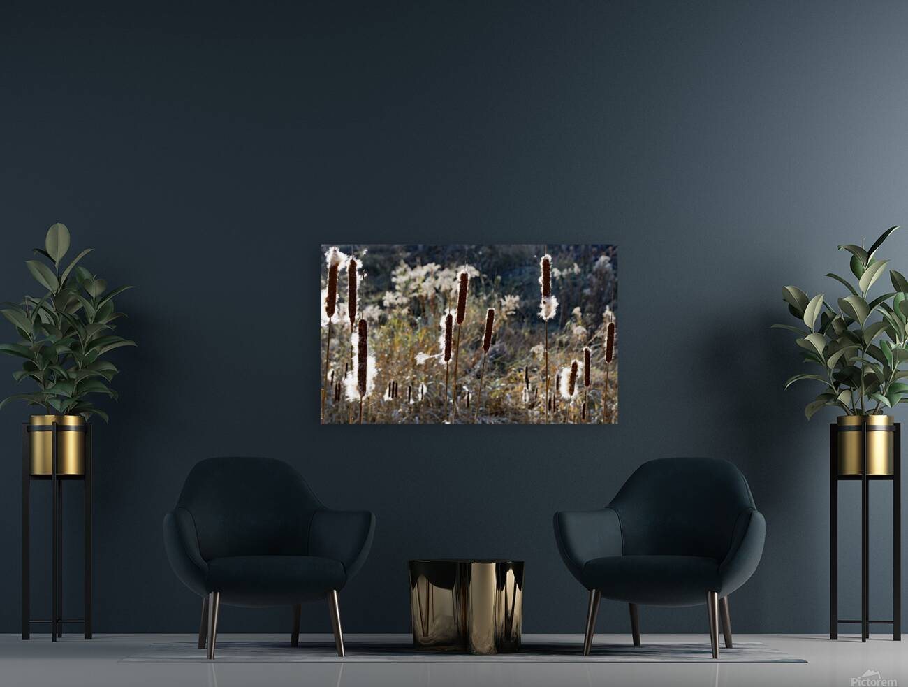 Cattails Print Reproduction