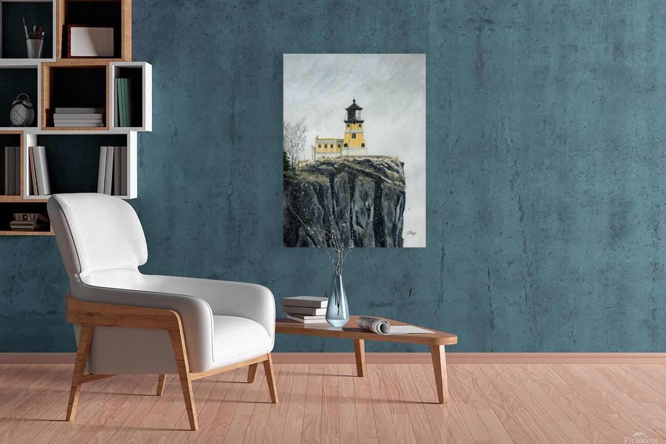 Split Rock Lighthouse Painting Reproduction