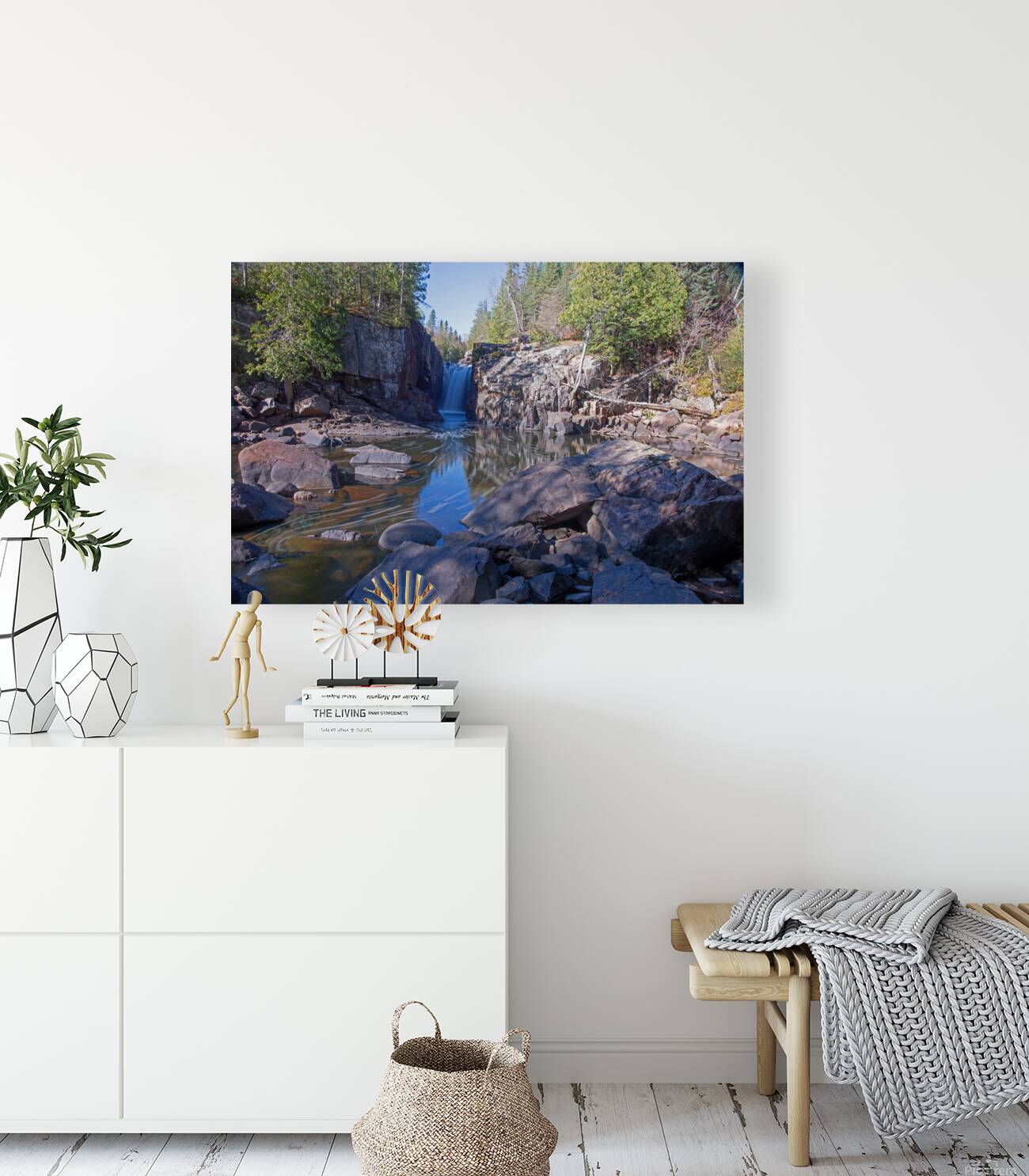 MacKenzie River Falls Print Reproduction