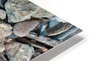 Blue Flecks Print HD Metal print