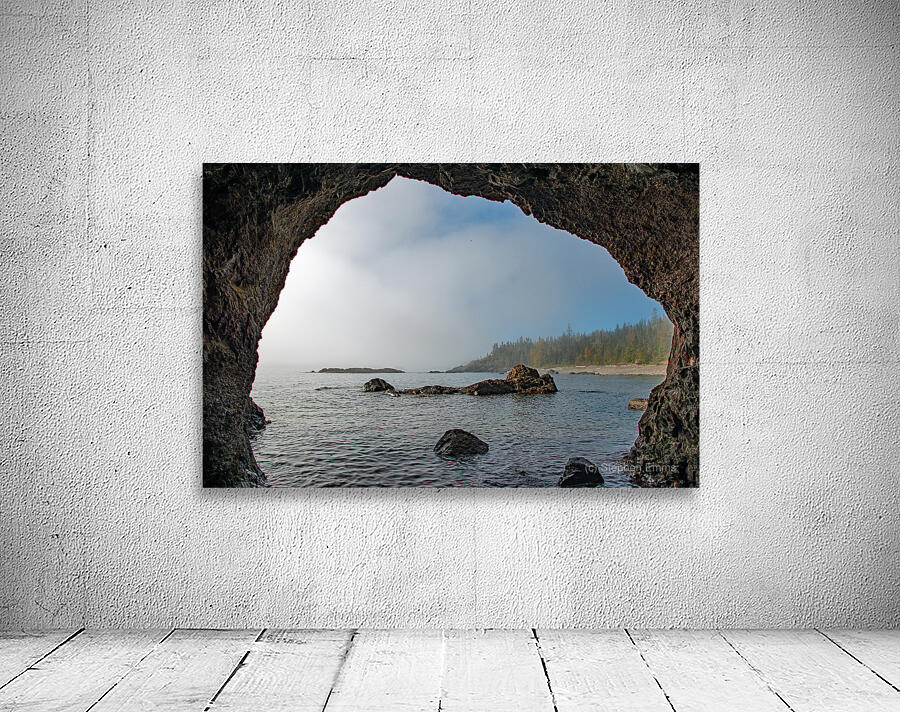 Simpson Island Sea Arch Print Wall Preview
