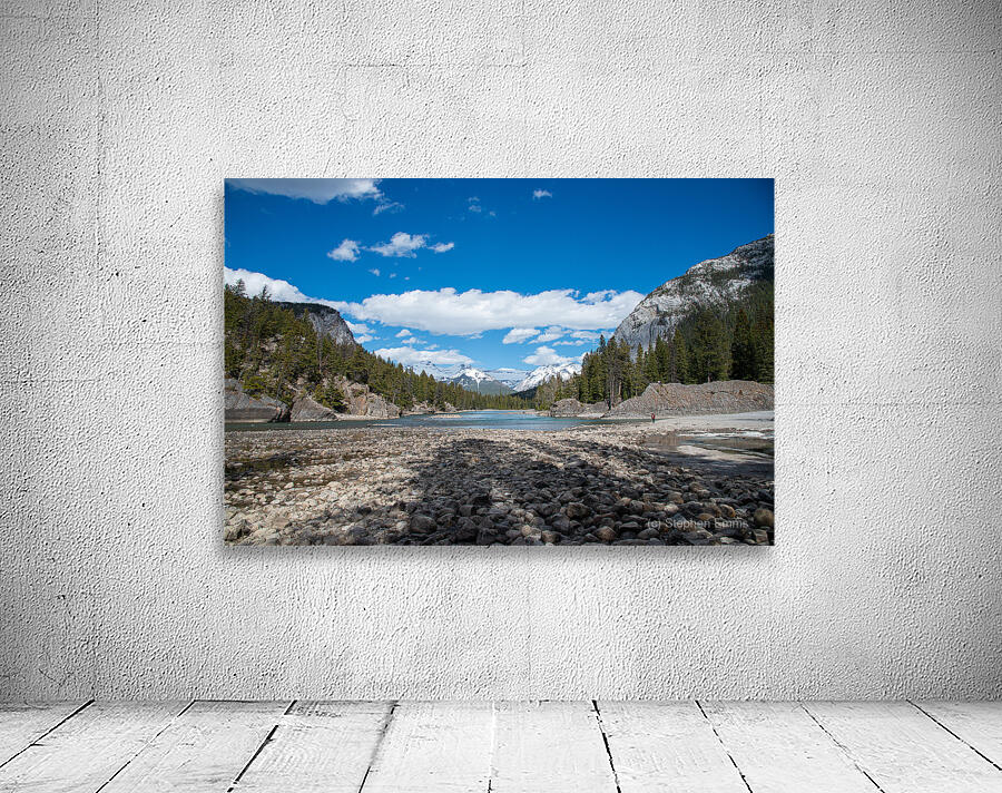 Bow River Print Wall Preview