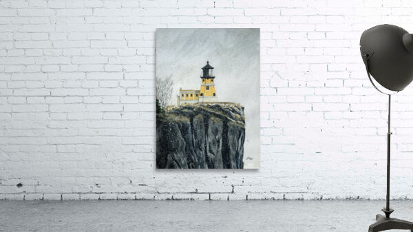 Split Rock Lighthouse Painting Wall Preview