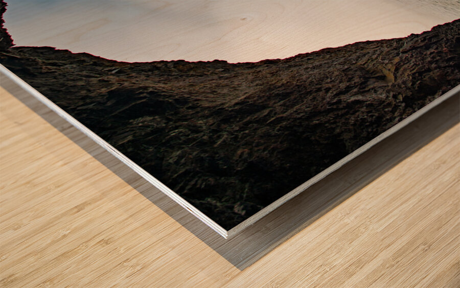 Simpson Island Sea Arch Print Wood print