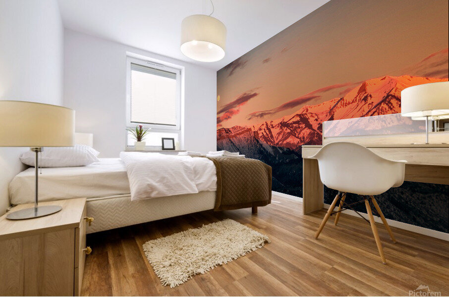 Moon Set Mural print