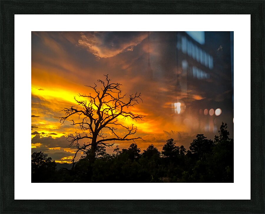 Passing Storm Picture Frame print