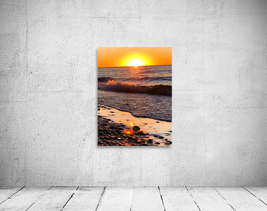 Sunset Lake Superior Wall Preview
