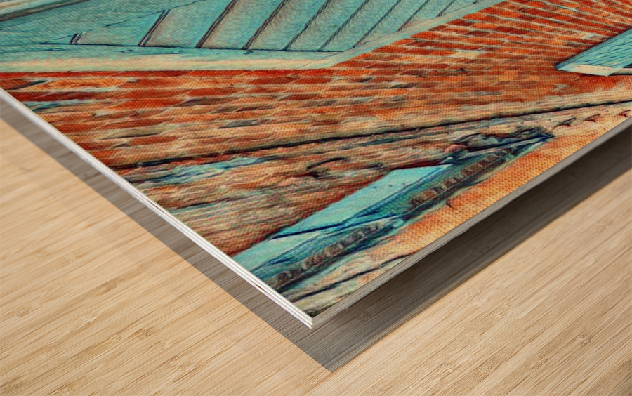 Outdoor I Wood print