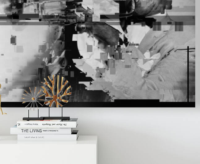  Louis Armstrong Unique Pixel Abstract Art by Redamber65