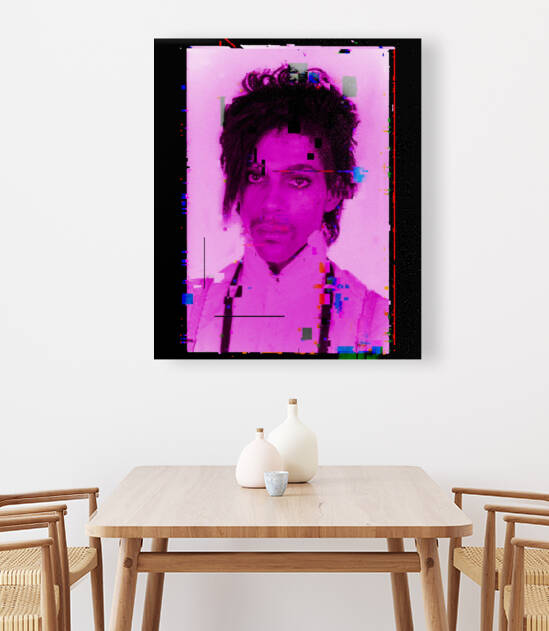 Prince Pixelated EXCLUSIVE Art Reproduction