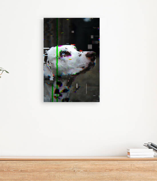 Dalmatian Unique Abstract Art by Redamber65