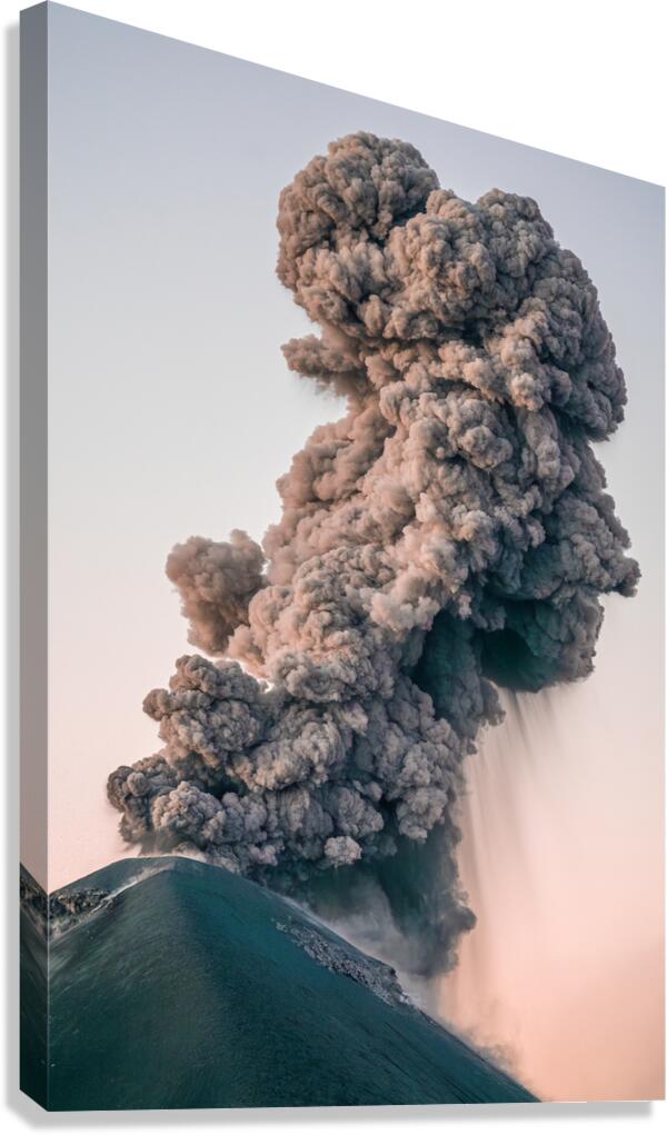 Morning Eruption Canvas Print