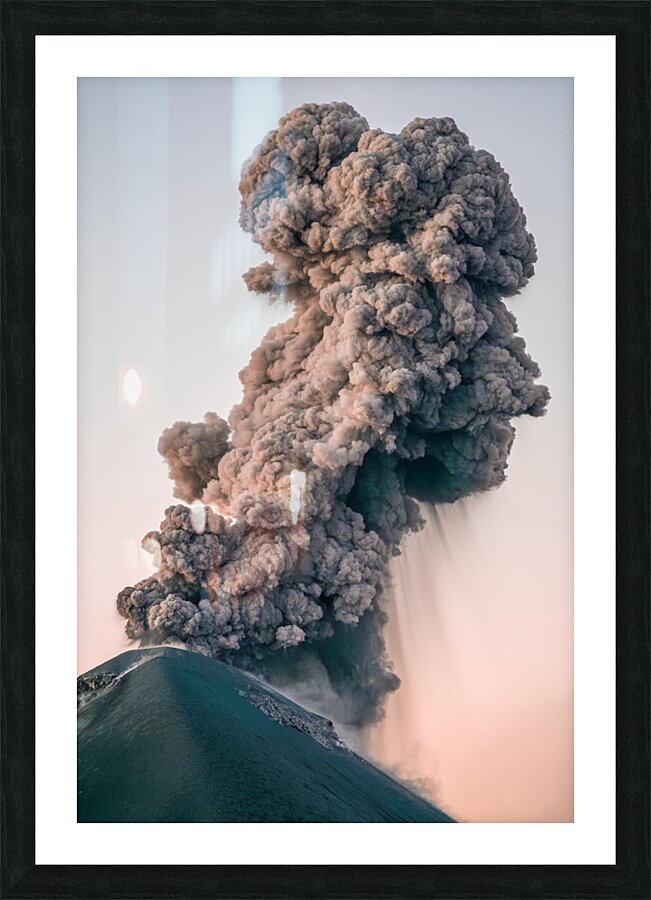 Morning Eruption Picture Frame Printing