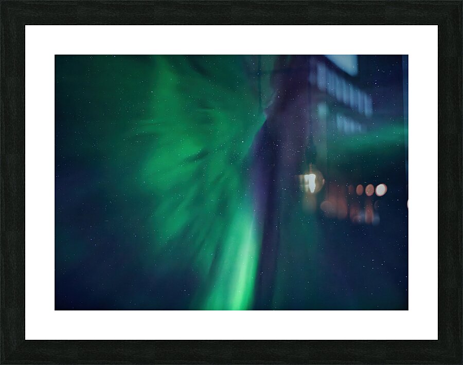 Auroras Above Picture Frame Printing