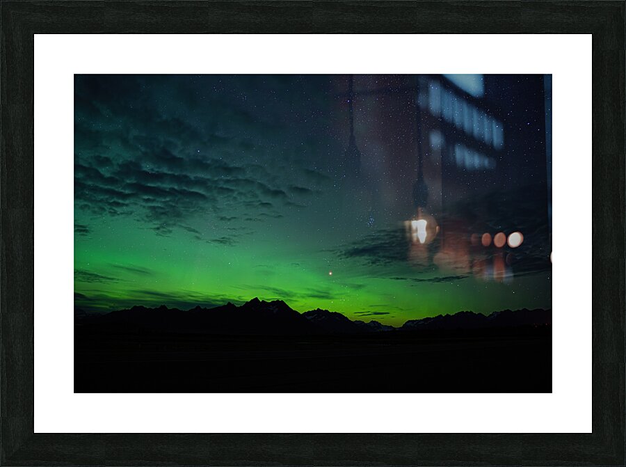 Auroras in the Distance Picture Frame Printing