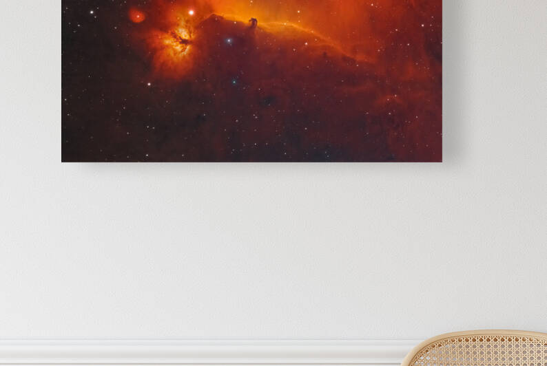Horsehead and Flame Nebula by Vrajesh Patel