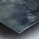 Haunted house Metal print