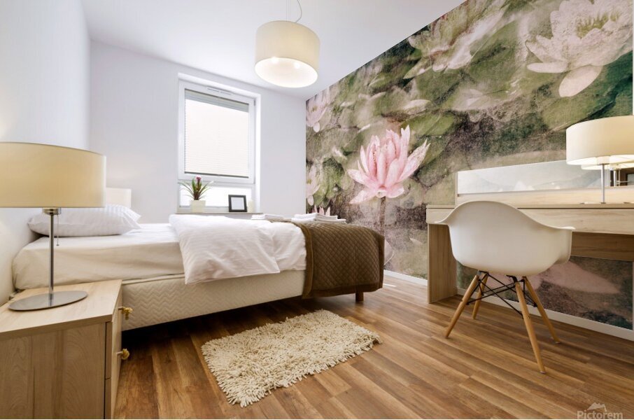 Water Lily Mural print