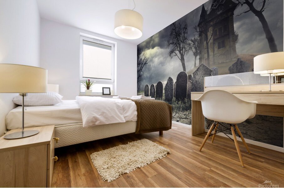 Haunted House Mural print