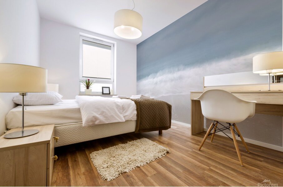 Ocean waves mist  Mural print