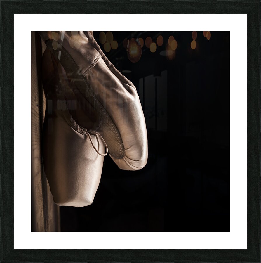Pointe Shoes Picture Frame print