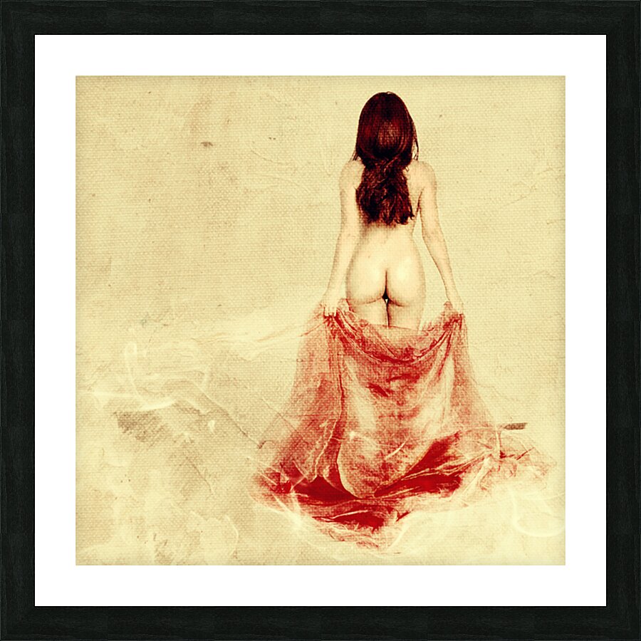 Female Nude Picture Frame print